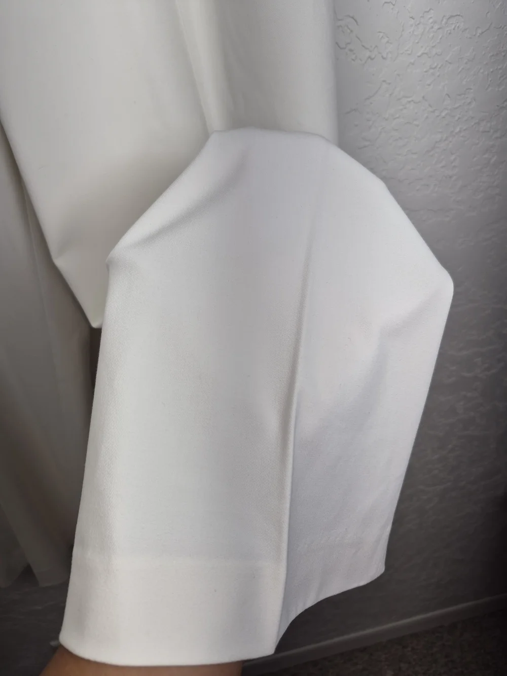 XL Uniqlo Cream Wide-Leg Dress Pants